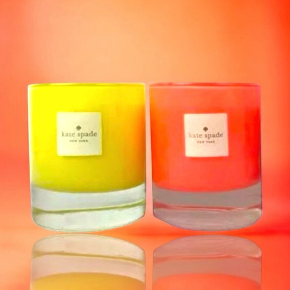 🆕 KATE SPADE “LIVE COLOR FULLY” Scented Candles • 2-Piece Set - Picture 1 of 2